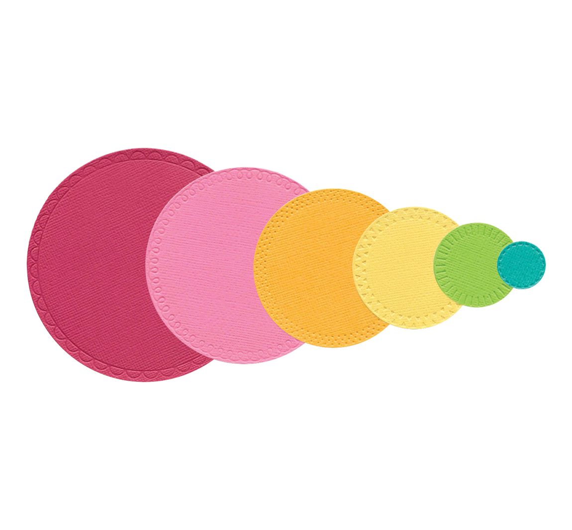 Sizzix Thinlits Ponssjabloon "Party Circles by Catherine Pooler"