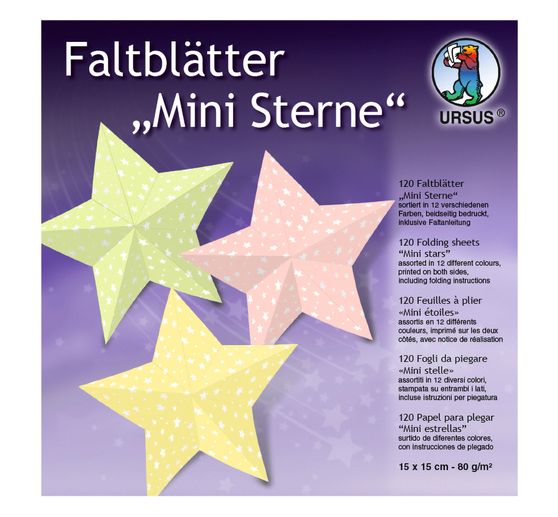 Folding sheets "Mini stars"