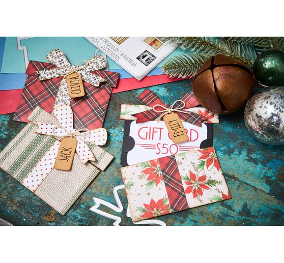 Sizzix Thinlits Ponssjabloon "Gift Card Package by Tim Holtz"