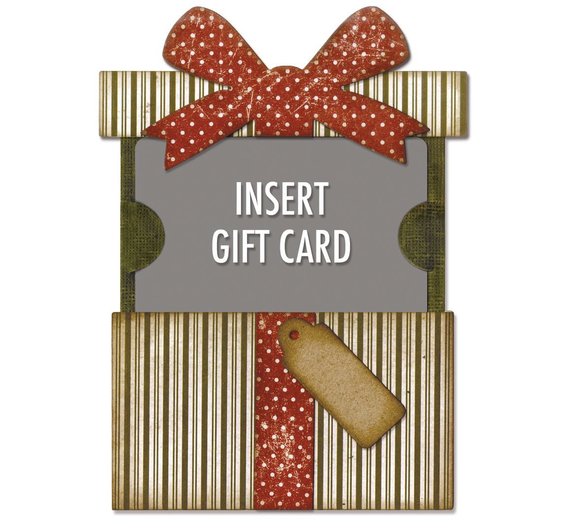 Sizzix Thinlits Ponssjabloon "Gift Card Package by Tim Holtz"