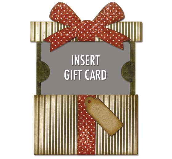 Sizzix Thinlits Ponssjabloon "Gift Card Package by Tim Holtz"