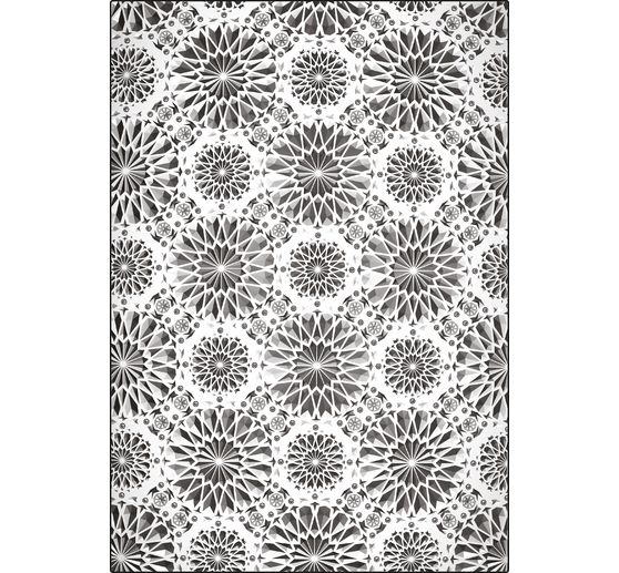 Sizzix A5 3D Embossing sjabloon " Kaleidoscope by Tim Holtz"