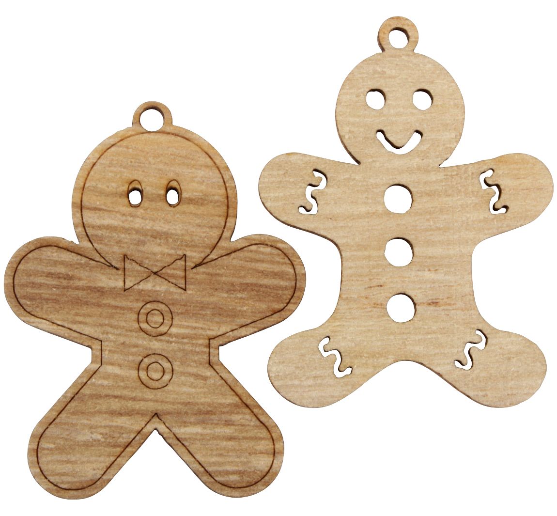 Houten decoratieve hanger "Peperkoekmannetje"