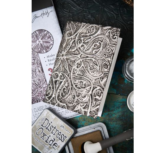 Sizzix A5 3D Embossing sjabloon "Engraved by Tim Holtz"