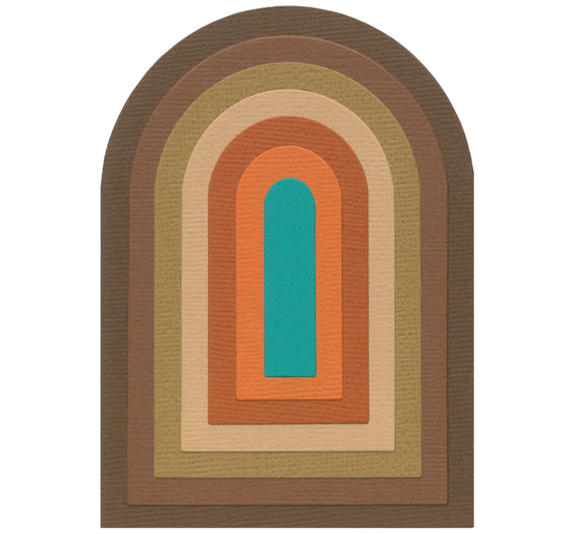 Sizzix Framelits Ponssjabloon "Tunnel Arches by Eileen Hull"