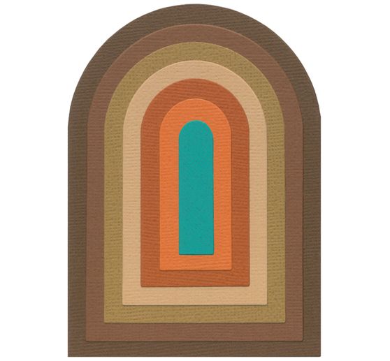 Sizzix Framelits Ponssjabloon "Tunnel Arches by Eileen Hull"