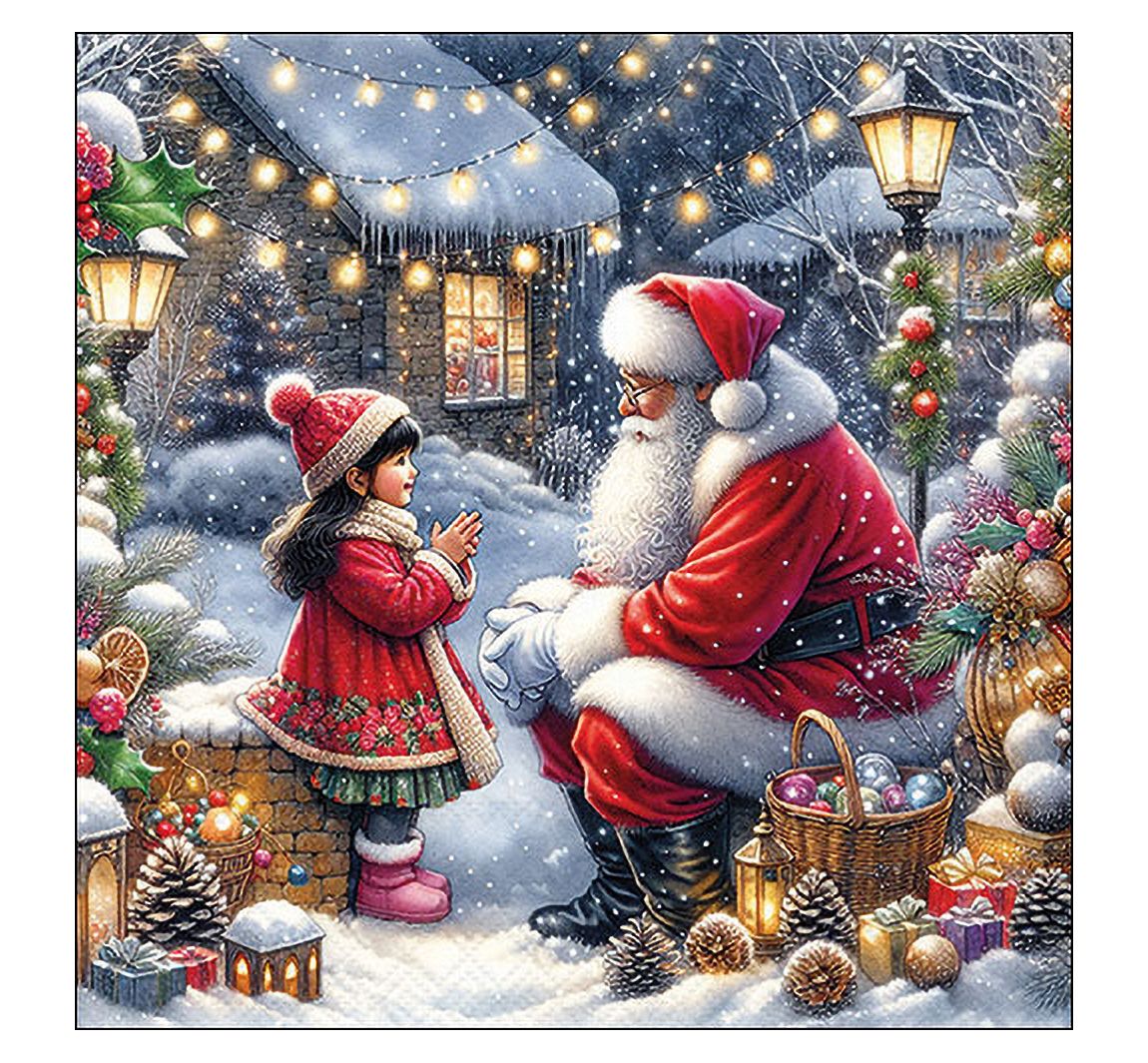 Servet "Talking To Santa"