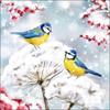 Servet "Birds In The Snow"