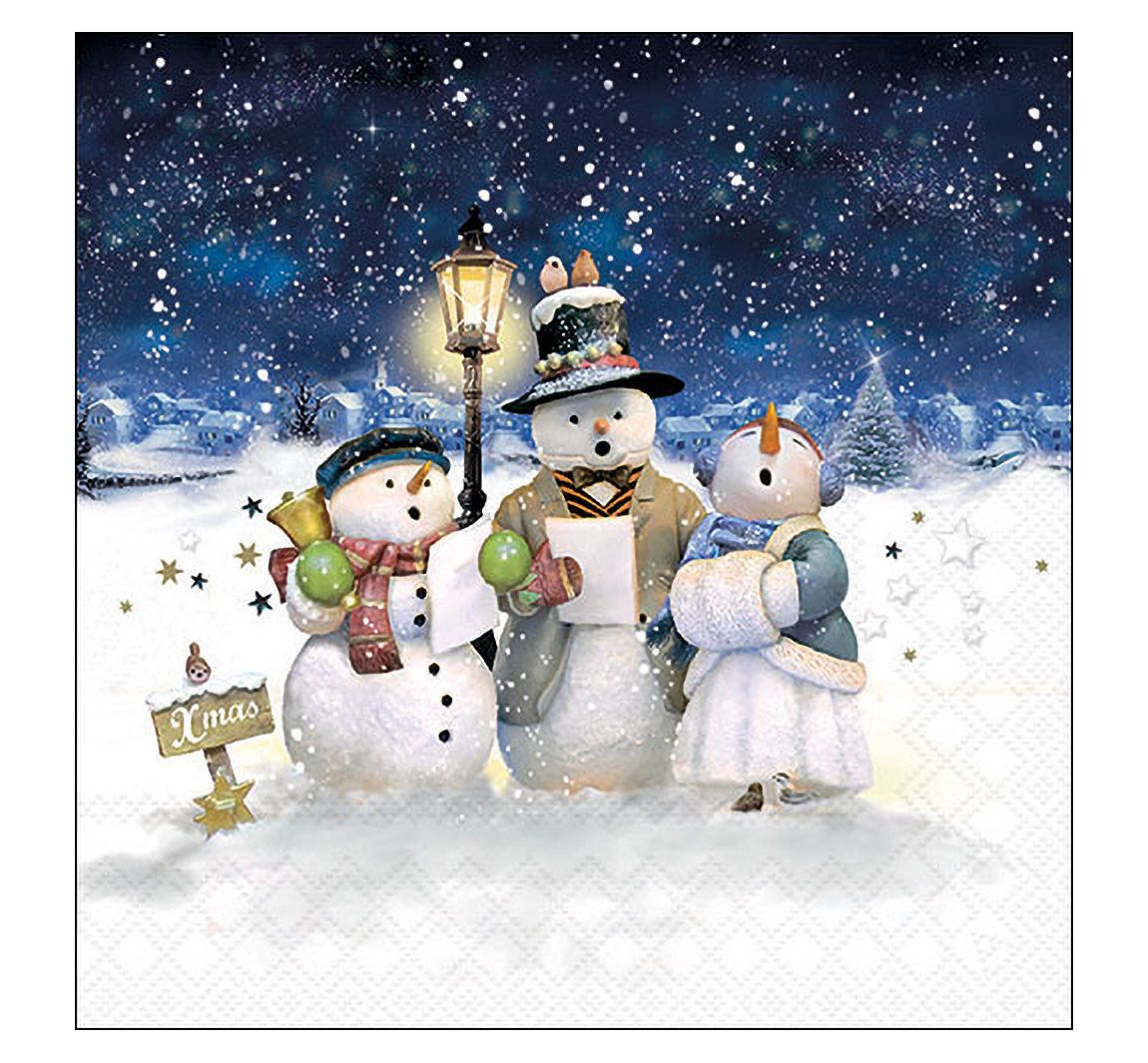 Servet "Singing Snowmen"
