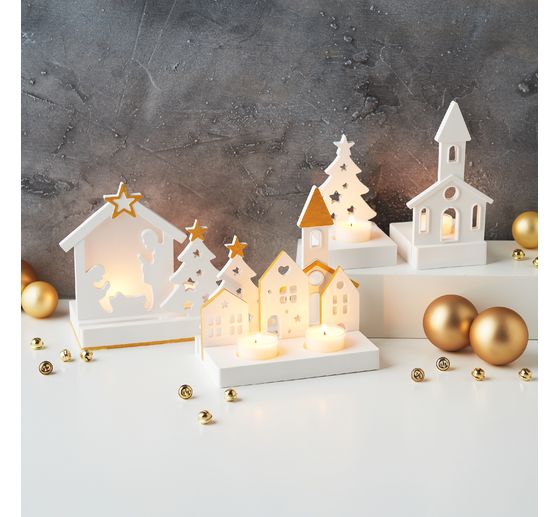 Siliconen gietvorm "Kerstboom" met inzetrand