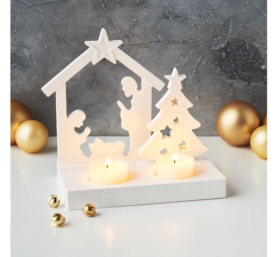 Siliconen gietvorm "Kerstboom" met inzetrand