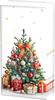Papieren zakdoeken "Decorated Tree"