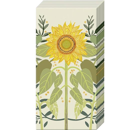 Papieren zakdoeken "Sunflower"