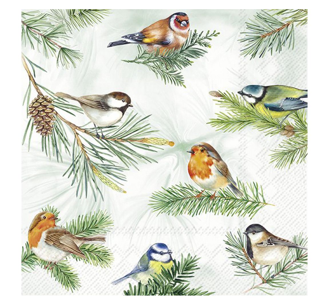 Servet "Birds on Branch"
