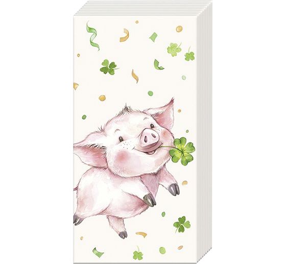 Paper handkerchiefs "Lucky Pig"