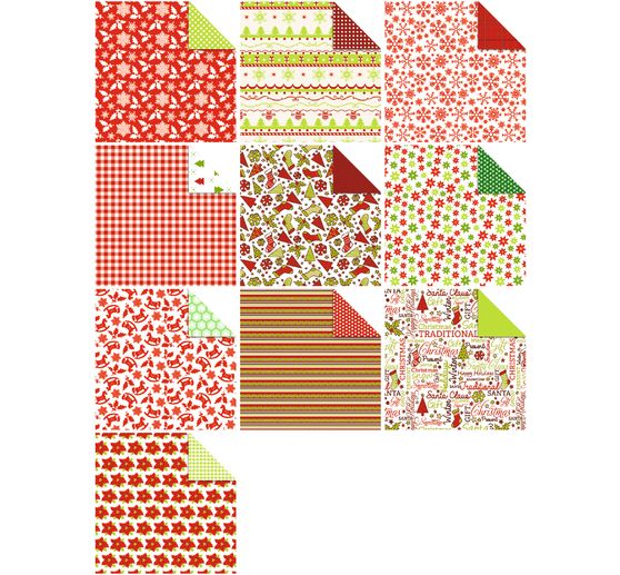 Vouwblaadjes "Christmas"