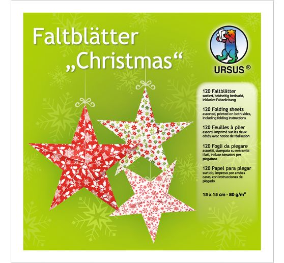 Vouwblaadjes "Christmas"