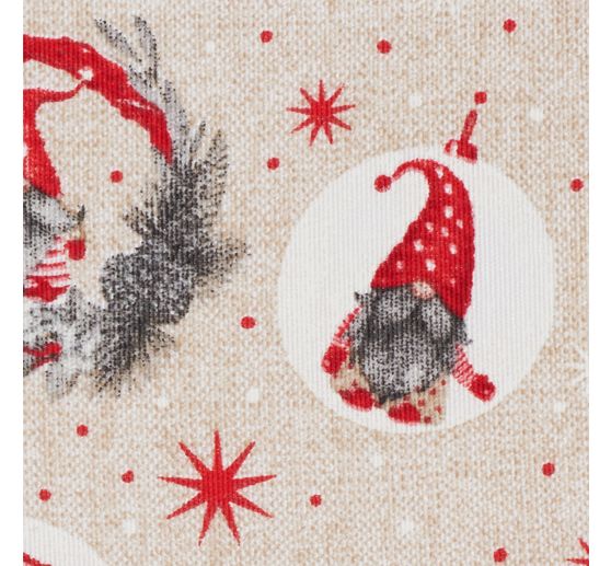 Decoration fabric linen optics "Gnome"