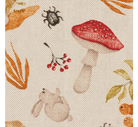 Decoratieve stof linnen optiek "Herfsttijd"
