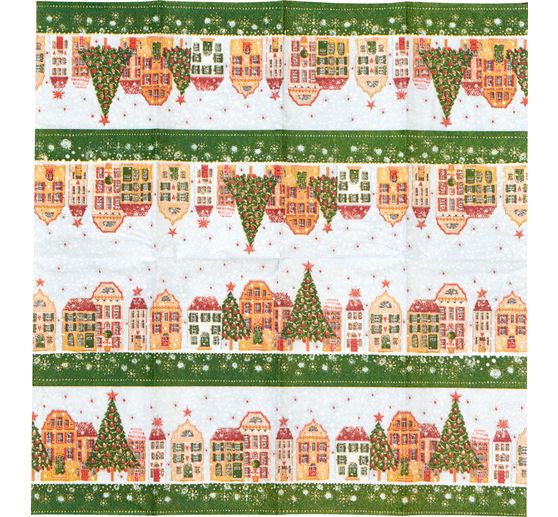 Paper handkerchiefs "Christmas Town"