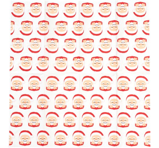 Papieren zakdoekjes "Hello Santa"