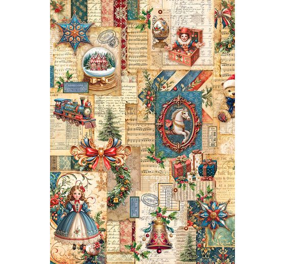 Motief strozijde assortiment "Toy Shop", set van 8