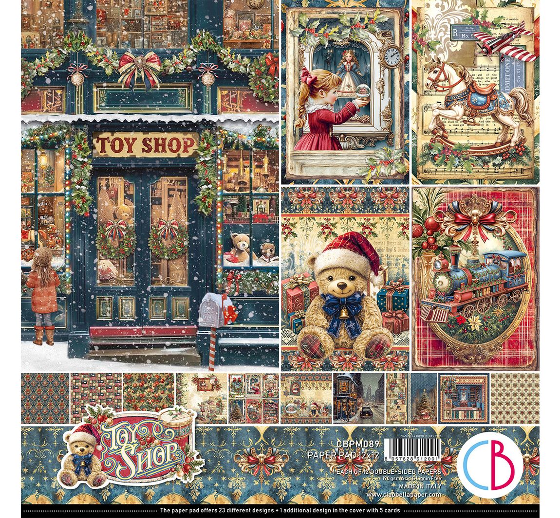 Scrapbookpapier "Toy Shop"