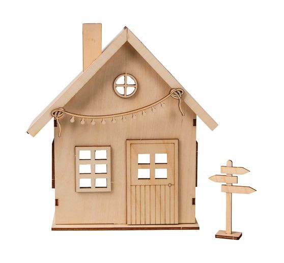Houten bouwpakket "Kabouterhuis"