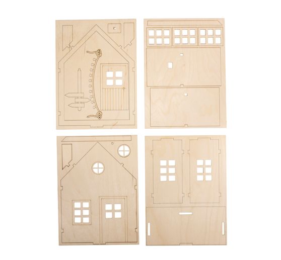 Houten bouwpakket "Kabouterhuis"