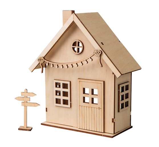 Houten bouwpakket "Kabouterhuis"