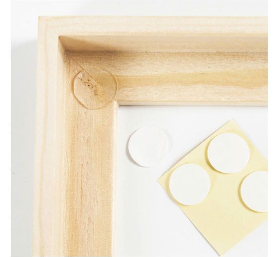 Canvas with frame, 30 x 30 cm