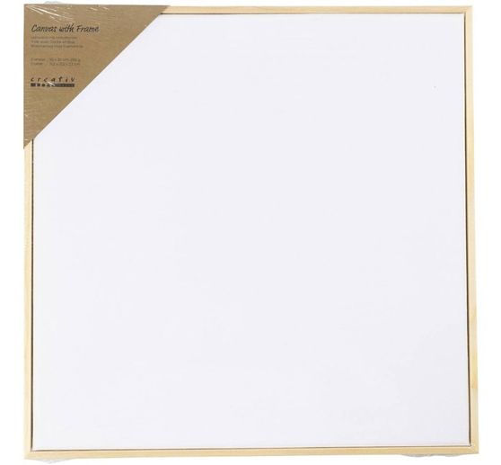 Canvas with frame, 30 x 30 cm