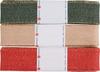 Gift ribbon set "Christmas linen"