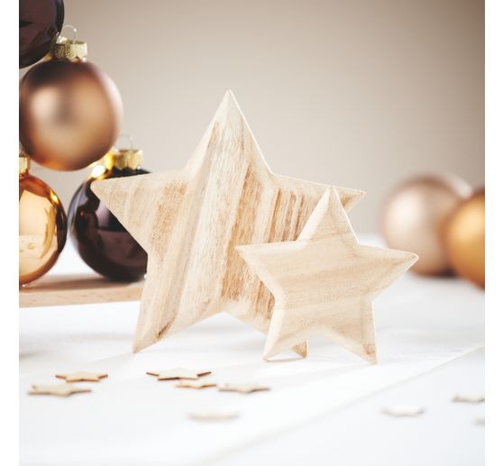 VBS Wooden decoration pendant "Stars"