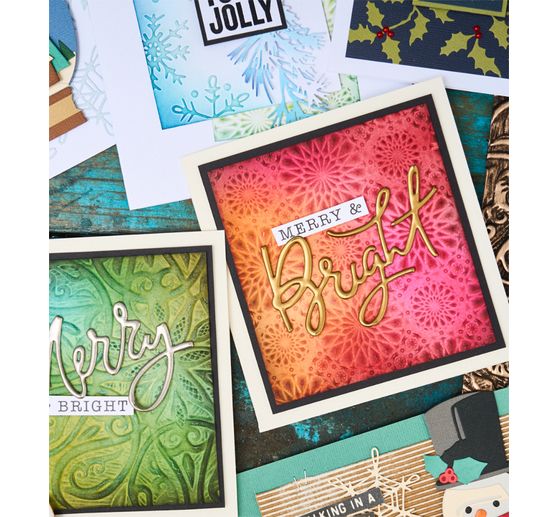 Sizzix A5 3D Embossing sjabloon " Kaleidoscope by Tim Holtz"
