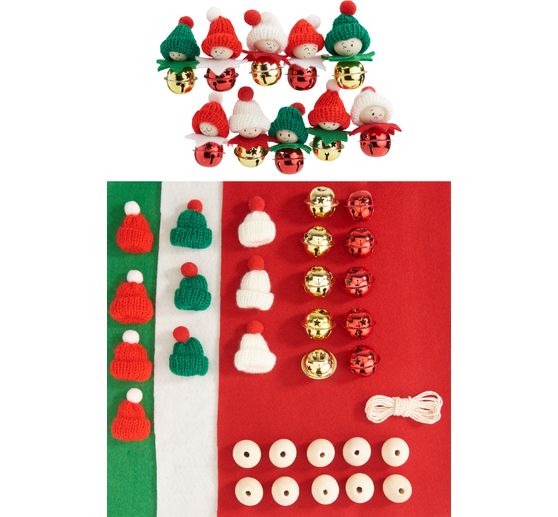VBS Knutselset "Decoratieve hangers Kerstkinderen"