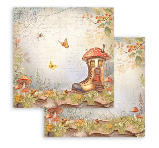 Scrapbook blok "Whispering Woods"
