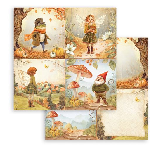Scrapbook blok "Whispering Woods"