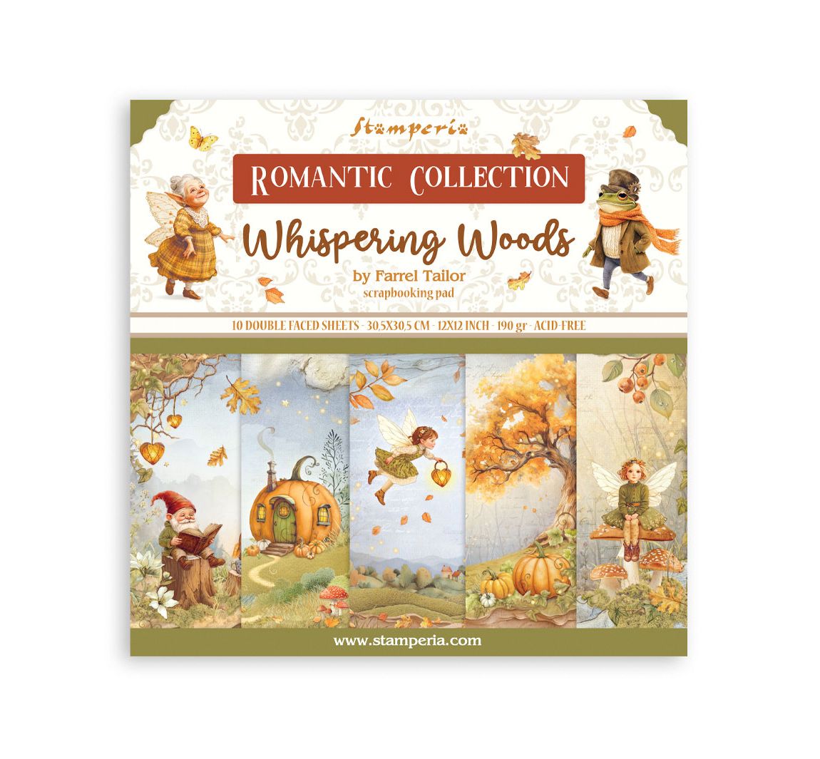 Scrapbook blok "Whispering Woods"
