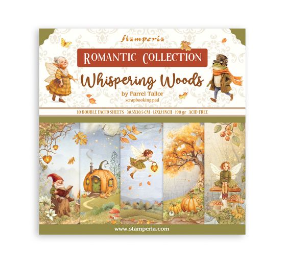 Scrapbook blok "Whispering Woods"