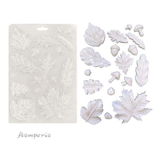 Zachte modelleervorm A5 "Whispering Woods - Leaves"