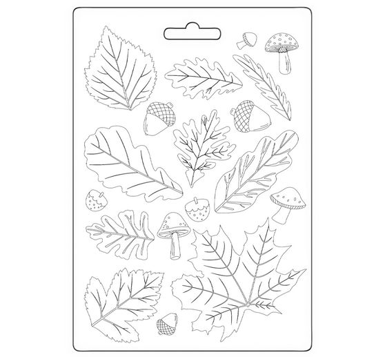 Zachte modelleervorm A5 "Whispering Woods - Leaves"