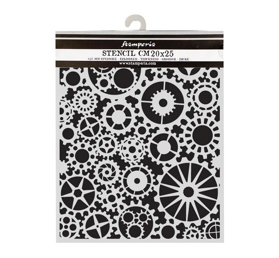 Sjabloon "Voyages Fantastiques - Gears Pattern"