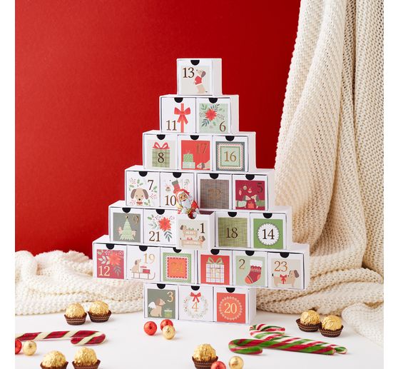 Sticker adventsnummers "Woofy Christmas"