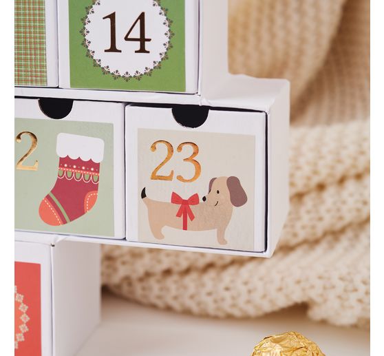 Sticker adventsnummers "Woofy Christmas"