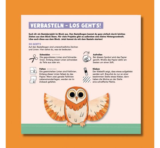 Book "Der Verbastelblock für kreative Kids. Kunterbunter Spaß"