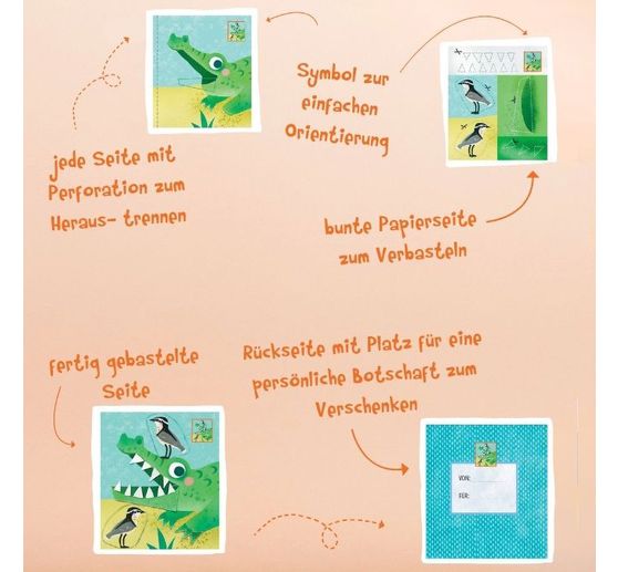 Boek "Das Verbastelbuch für die Allerkleinsten. Schneiden und Kleben. Im Zoo"
