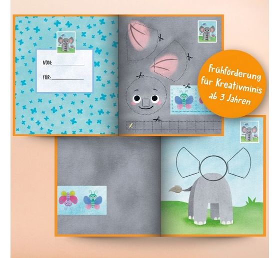 Boek "Das Verbastelbuch für die Allerkleinsten. Schneiden und Kleben. Im Zoo"