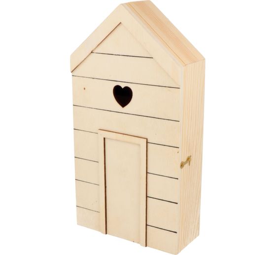 Wooden key box "Beach house"