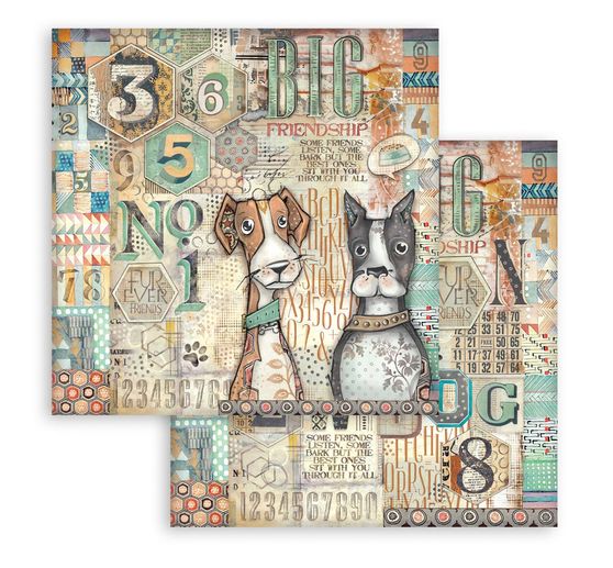 Scrapbook blok "Furry Friends"